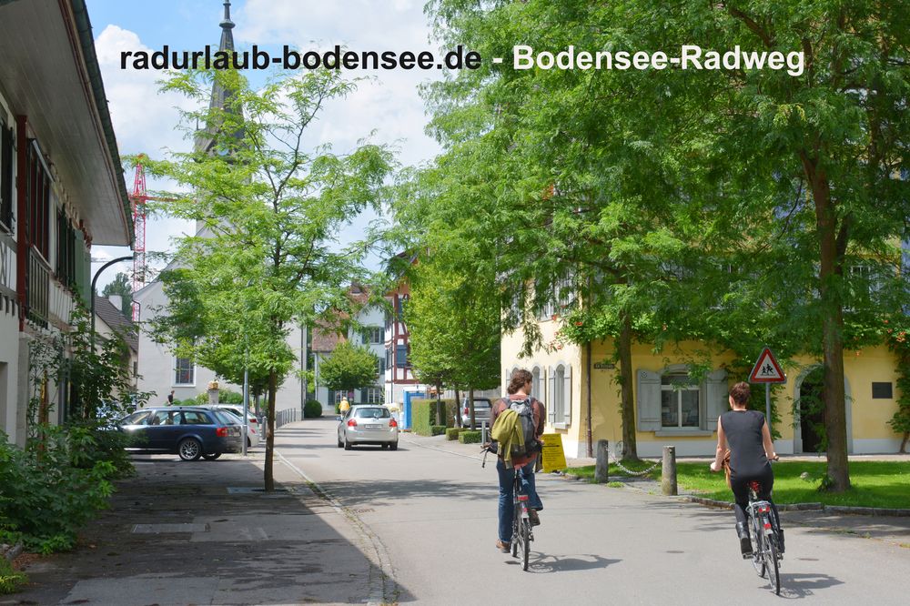Radurlaub Bodensee - Bodenseeradweg in Gottlieben