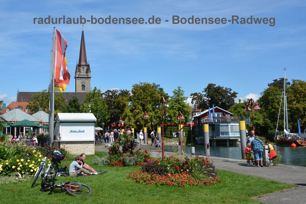 Radurlaub Bodensee - Bodenseeradweg in Radolfzell