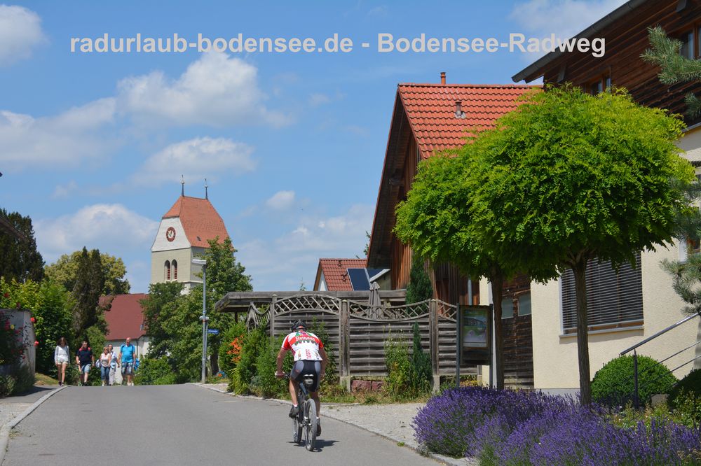 Radurlaub Bodensee - Bodenseeradweg in Bodman