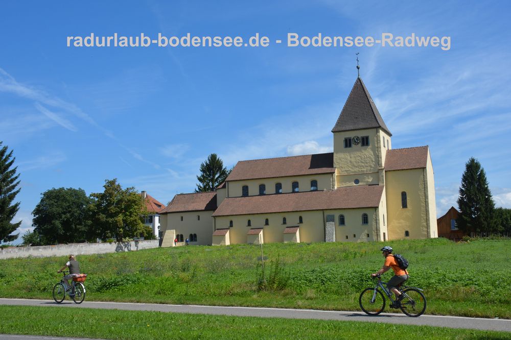 Radurlaub Bodensee - Bodensee-Radweg auf der Reichenau