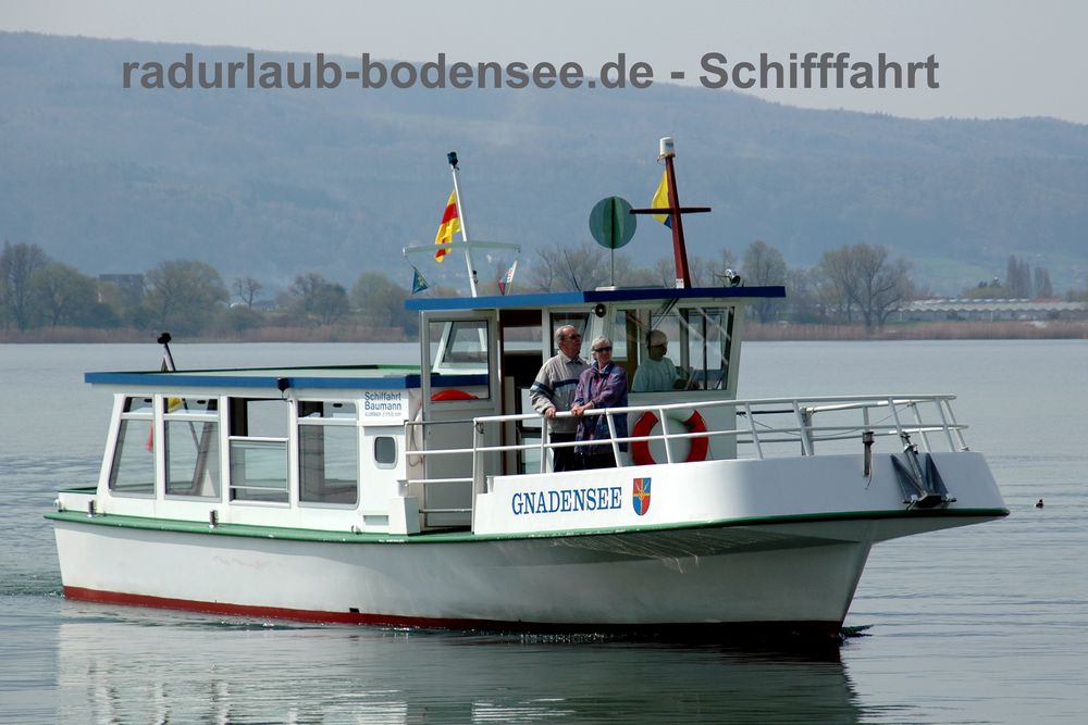 Schifffahrt am Bodensee - MS Gnadensee
