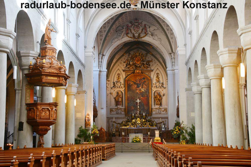Radurlaub am Bodensee - Das Münster in Konstanz