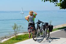 Cycling along Lake Constance